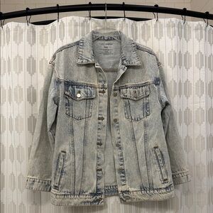 NWOT Cleo Harper oversized denim jacket